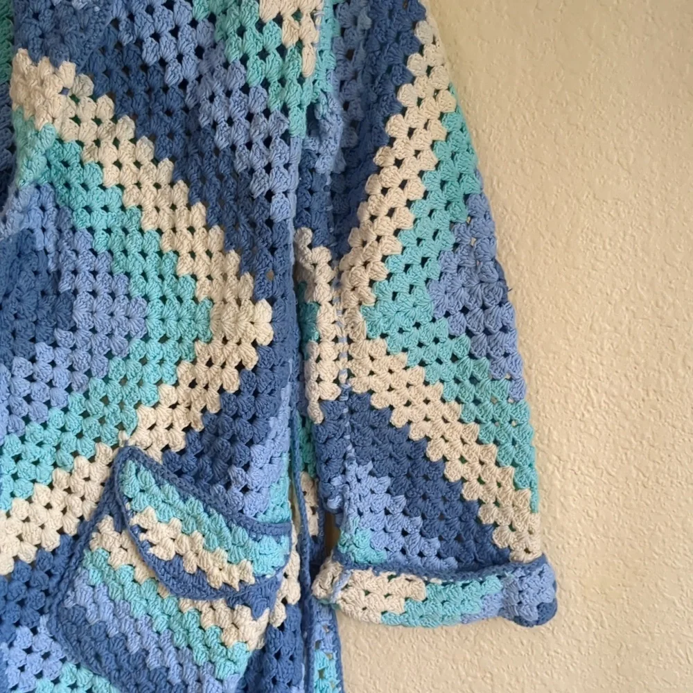 Chasing Unicorns Short Blue Cardigan One Size - Picture 6 of 17